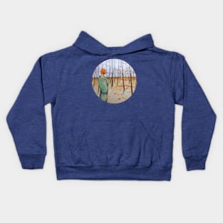 Winter woods Kids Hoodie